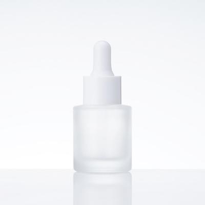 China Personal Care 30ml 1oz 50ml 60ml 100ml Clear Matte Serum Glass Bottle Dropper Transparent Bottle For Packaging for sale