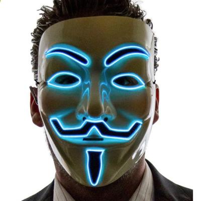 China Holloween\Party Decoration EL Wire Mask Wholesale LED Face Mask Party Masks for sale