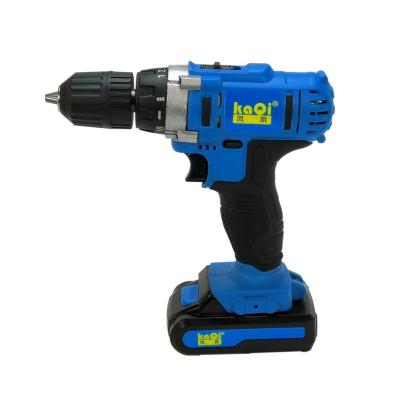 China Kaqi-81801 18V Cordless Heavy Duty Battery Drill Mechanical Dual Speed Rechargeable Drill 10 Millimeter for sale