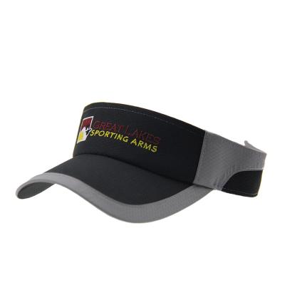 Cina Polymesh estivo ricamo sportivo visore solare cappelli con picco curvo in vendita
