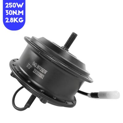 China Hot Selling Amazon 36V 250w Single Wheel Front Wheel Motor Brushless Fat Speed E-Bike Tire Electric Bike Hub Motor for sale