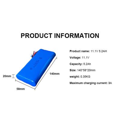 China 18650 custom Lithium Ion Battery Pack Anode Material Security for sale