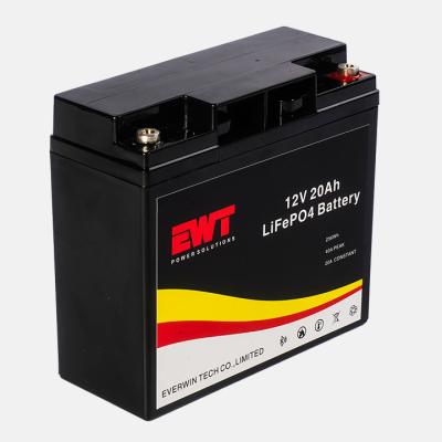 Cina 20Ah LiFePO4 12V batteria al litio ferro fosfato durata lunga per scooter in vendita