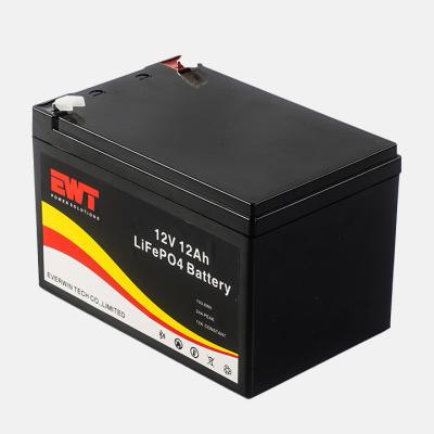 Cina 12Ah 12V batteria al litio ferro fosfato sostituzione sicurezza in vendita