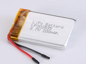 중국 리?? 폴리머 배터리 3.7V 200MAH 판매용