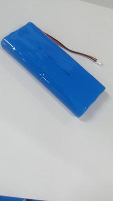 China Pacote de baterias de íons de lítio de alta capacidade com tensão de carga de 12,4 V e proteção contra sobre descarga à venda