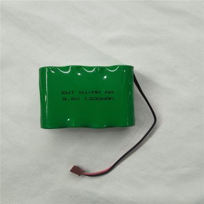 China Rechargeable Nickel Metal Hydride Battery NIMH AA 9.6V 1200mAh The Ultimate Solution for High Energy Density and Chemical Formula NiMH for sale