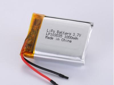 Cina LP103035 3.7V 1000mah batteria agli ioni di litio produttori Soft Pack batteria ricaricabile al litio polimero Il componente essenziale per i vostri dispositivi in vendita