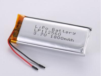 Cina LP112560 3.7V 1800MAH batterie agli ioni di litio fabbricanti Composizione chimica Batteria al litio polimerico con protezione da sovraccarico e 1 in vendita