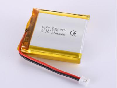 Cina LP114545 3.7V 1700MAH batterie agli ioni di litio produttori Sharp Square High Capacity LiPo Pack Soft Pack per prestazioni durature in vendita