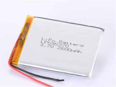 중국 LP595370 3.7V 2600MAH 리온 이온 배터리 제조업체 1 년 유효기간 OEM 호환성용 리?? 폴리머 재충전 배터리 판매용