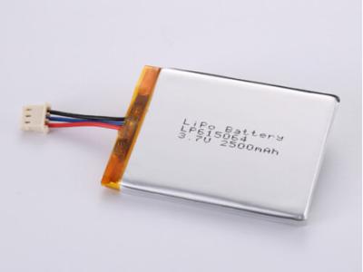 중국 LP615064 3.7v 2500MAH 리온 이온 배터리 제조업체 리포 배터리 리?? 폴리머 배터리 고객 요구 사항 판매용