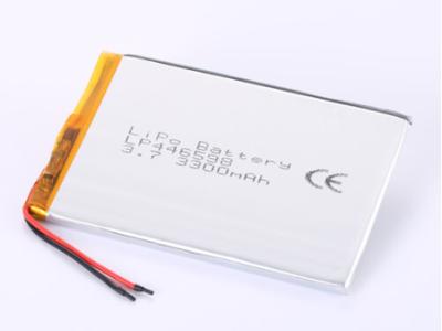 중국 LP446598 3.7V 3300MAH 리온 이온 배터리 제조업체 모델 이름 PCB 보호 및 3.7V 개방 전압과 함께 리?? 폴리머 배터리 판매용