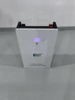Китай Надежная батарея EWT LiFePO4 51.2V 100Ah 5,12kWh для солнечных систем дома и вне сети продается