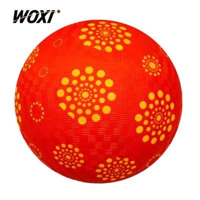 China Wholesale 8.5inch Sports Game 9 Inch Rainbow Playground Ball For Kids for sale