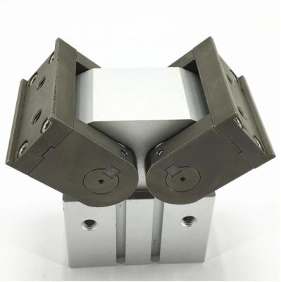 China Garment Shops MHW2 Series Angular Type 180 Degree Rack And Sprocket Air Gripper TypePneumatic Components Cylinder for sale