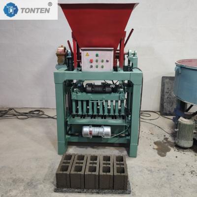China Paving Stone Block Bricks Cement Porous Bricks Punching Making Machine for sale