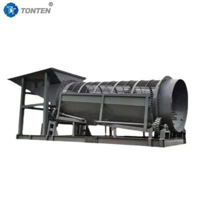 China Sand Gravel Pebbles Screening Double Layer Shaftless Drum Screen Machine for sale