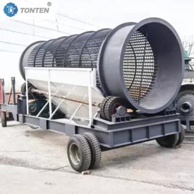 China Shaftless Drum Screen Mines Stone Barite Sand Screening Machine for sale