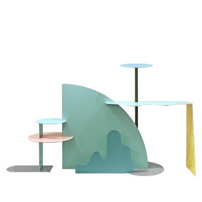 China SCIENTIFIC WORK ORGANIZATION Combination Display Design Combination Shelf Shop Window Display Creative Decoration for sale