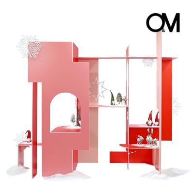 China SCIENTIFIC LABOR ORGANIZATION Global Display Design Geometric Space Clothing Store Display Rack Store Window Display Decoration for sale