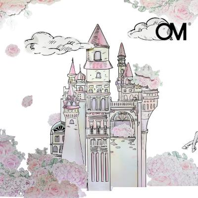China China SCIENTIFIC LABOR ORGANIZATION Large Commercial Display Design Spring Castle Flower Decoration Display Props for sale