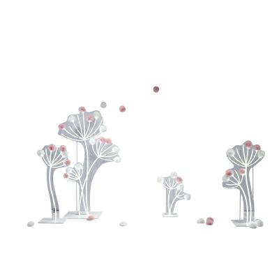China Europe SCIENTIFIC LABOR ORGANIZATION Display Design Spring Dandelion Props Shopping Windows Display Store Window Display Decoration for sale