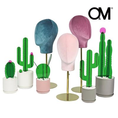 China Europe SCIENTIFIC LABOR ORGANIZATION Display Design Small cactus decoration jewelry display shop window decoration retail display for sale