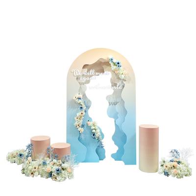 China SCIENTIFIC LABOR ORGANIZATION Display Design Spring Atmosphere Layout Store Decoration Ideas Shop Window Display 0210 for sale