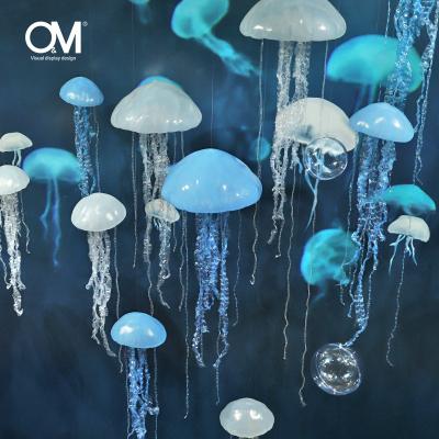 China SCIENTIFIC LABOR ORGANIZATION Display Design Ocean Theme Decoration Jellyfish Decorations Party Window Display Props 0170 for sale
