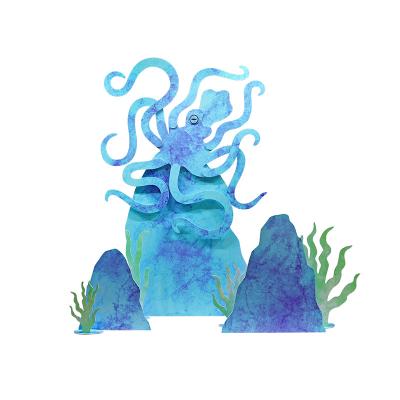 China China SCIENTIFIC LABOR ORGANIZATION Display Design Summer ocean theme decoration visual merchandising props store window display for sale
