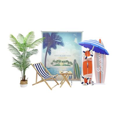China Europe SCIENTIFIC LABOR ORGANIZATION Display Design Surfboard Ornament Store Window Display Decoration Window Display Props for sale