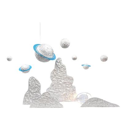 China Europe SCIENTIFIC LABOR ORGANIZATION Display Design Planet Decoration Window Shop Display Store Hanging Clothing for sale