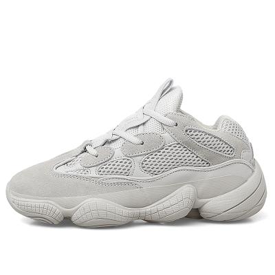 China CUSHIONING Yeeze 1/1 Women Unisex Genuine Leather Mesh Men Sneakers Breathable 500 Original Soft Vision Sports Classic Sneakers for sale