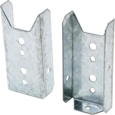 China Fence Brackets for 2x4 Wood Carbon Steel Repair Kit with Deck Railing Connectors for Garden Use for sale