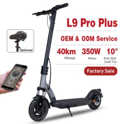 China Powerful Adult Electric Scooter 350w 10inch Brushless Motor Speed Fast Folding Electric Scooter Unisex for sale