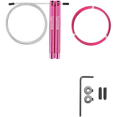 China Factory Supplier Polysteel Speed Light-Weighted Adjustable Jump Rope With Aluminum Handle Exercise Jump Ropes for sale