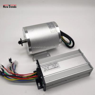 China Brushless Motor and Controller Conversion High Speed Electric Scooter/Car/golf Cart /Scooter/Car 500W 48V 36V Bicycle Kit for sale