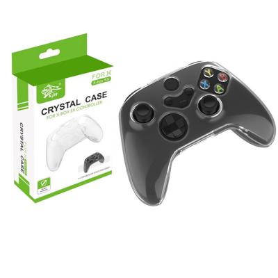China Waterproof Shockproof Dustproof Wireless Controller Crystal Protective Case For XBOX X Series S X Grip Transparent Hard Shell Shockproof for sale