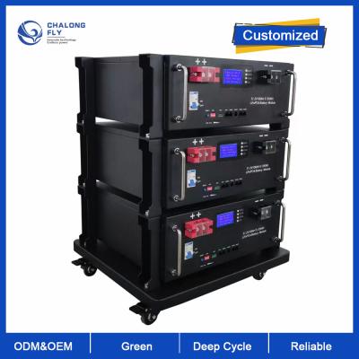 China Op maat gemaakte aansluiting LiFePO4 Lithiumbatterij 24V 48V 51.2V 100Ah 150Ah 200Ah MPPT Controller Te koop