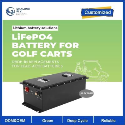 Chine CLF OEM ODM Chariot de golf chariot élévateur motocycle Lifepo4 batterie au lithium 36V 48V 72V BMS CAN RS485 6000cycles à vendre