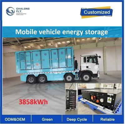 중국 CLF 리?? 배터리 LiFePO4 배터리 에너지 저장 캐비닛 차량 모바일 에너지 저장 시스템 100kwh 200kwh 판매용