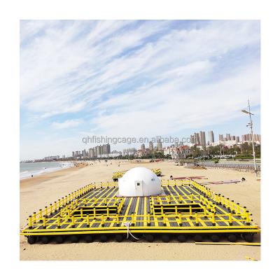 Chine HDPE dam fish farming modular floating cube à vendre