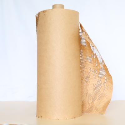 China Wooden Decomposable Honeycomb Paper Cushioning Packaging Roll Dispense Machine For Shock Resistance for sale
