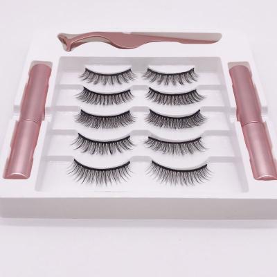 China Full Lashes Magnetic Eyeliner, Symb Wholesale Private Label Hand Made Magnetic False Eyelashes With Eyeliner for sale