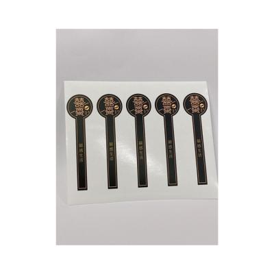 China High Quality Waterproof Self Adhesive Stickers Sealing Sticker Pearl Paper Promotional Label for sale