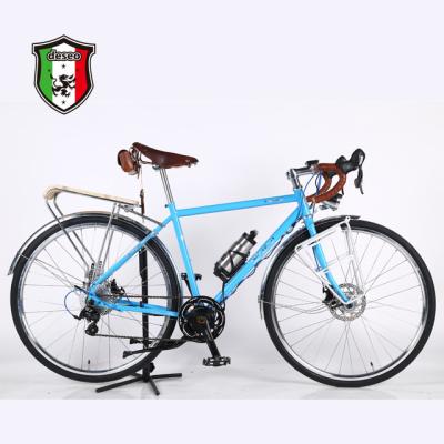 China 36V 250W Front Lithium Electric Motor 700C Electric Bike Blue-16 Speed China Export Standard Output Lithium Aluminum Alloy for sale