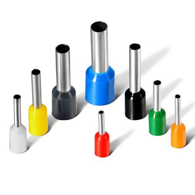 China Wire Connecting E0506 E1508 E0508 E0308 E1008 Pin Cable Twin Wire Bootlace Ferrule Crimp Insulated Tie End And Terminal Sleeve for sale