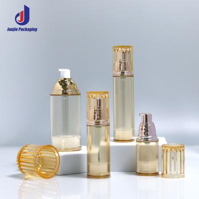 China 50ml 100ml 120ml Airless Bottles Cosmetic Sunscreen Pump Bottle Replaceable for sale