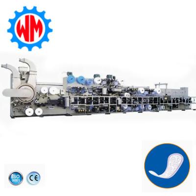 China Good Quality High Speed Full Servo Control Sanitary Napkin Production Line for sale